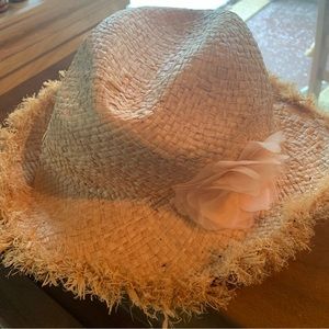 Jcrew light natural straw hat - one size